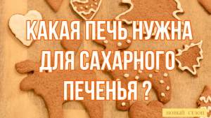 Какая печь нужна для сахарного печенья